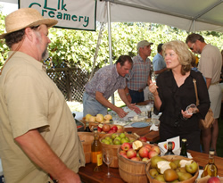 Tim Bates at winetasting